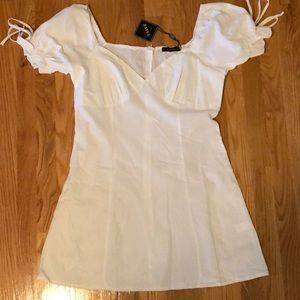 White cotton dress